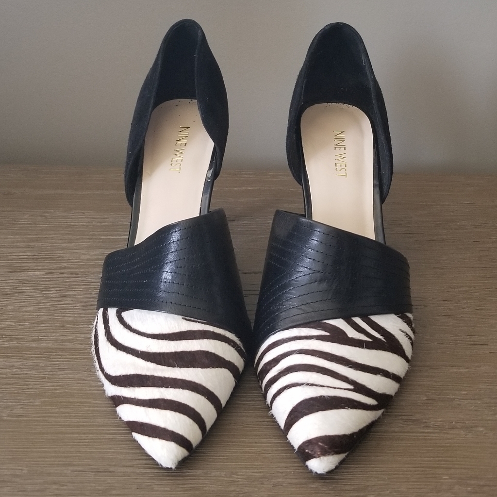 Nine West Zebra Print Heels